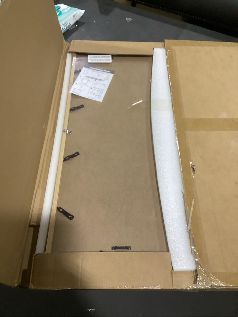 Condition photo showing Good Condition for 23x29 oak wood frame, 23"x29" poster frames, 23 x 29 picture frame with mat for 19x25, rustic wood frames 23 x 29 with real glass, 23" x 29" art frame, 23x29 puzzle frames (natural oak color, 1 pack) oak 23x29 - 1p