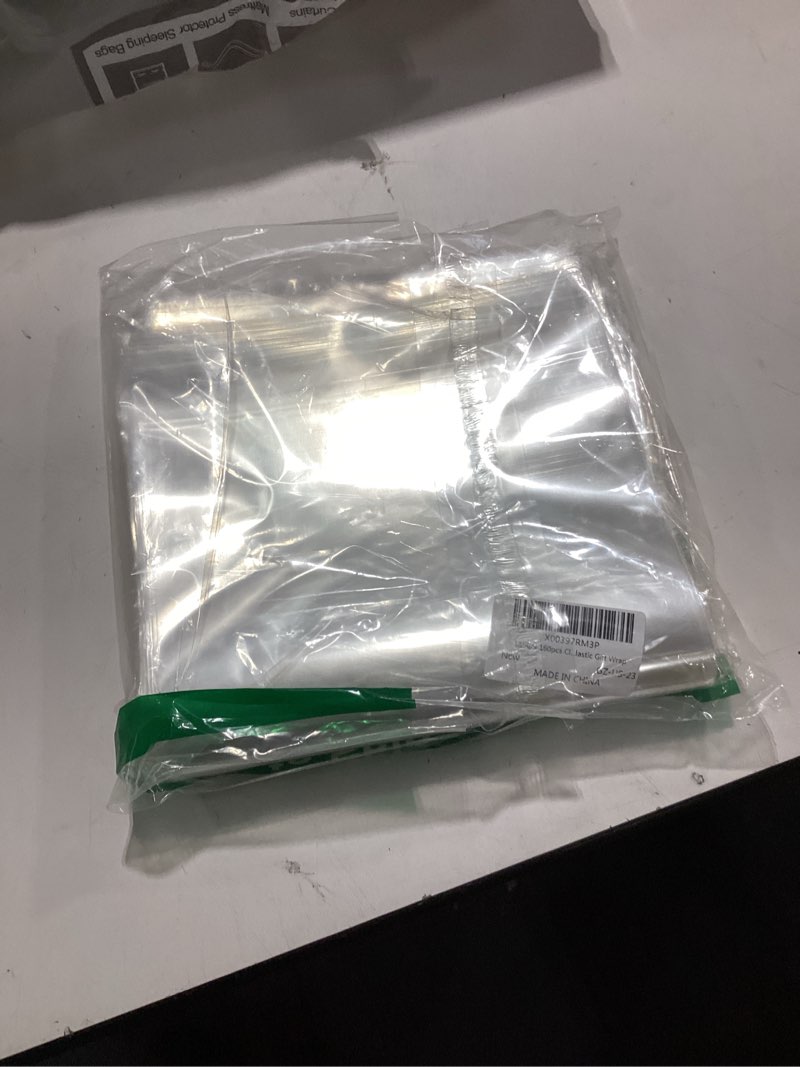 Condition photo showing New/Like New for labeol 160pcs clear cellophane bags 7x14 treat bags with ties goodie bag clear gift bag for packaging popcorn party favor cookie candy bakery plastic gift wrap