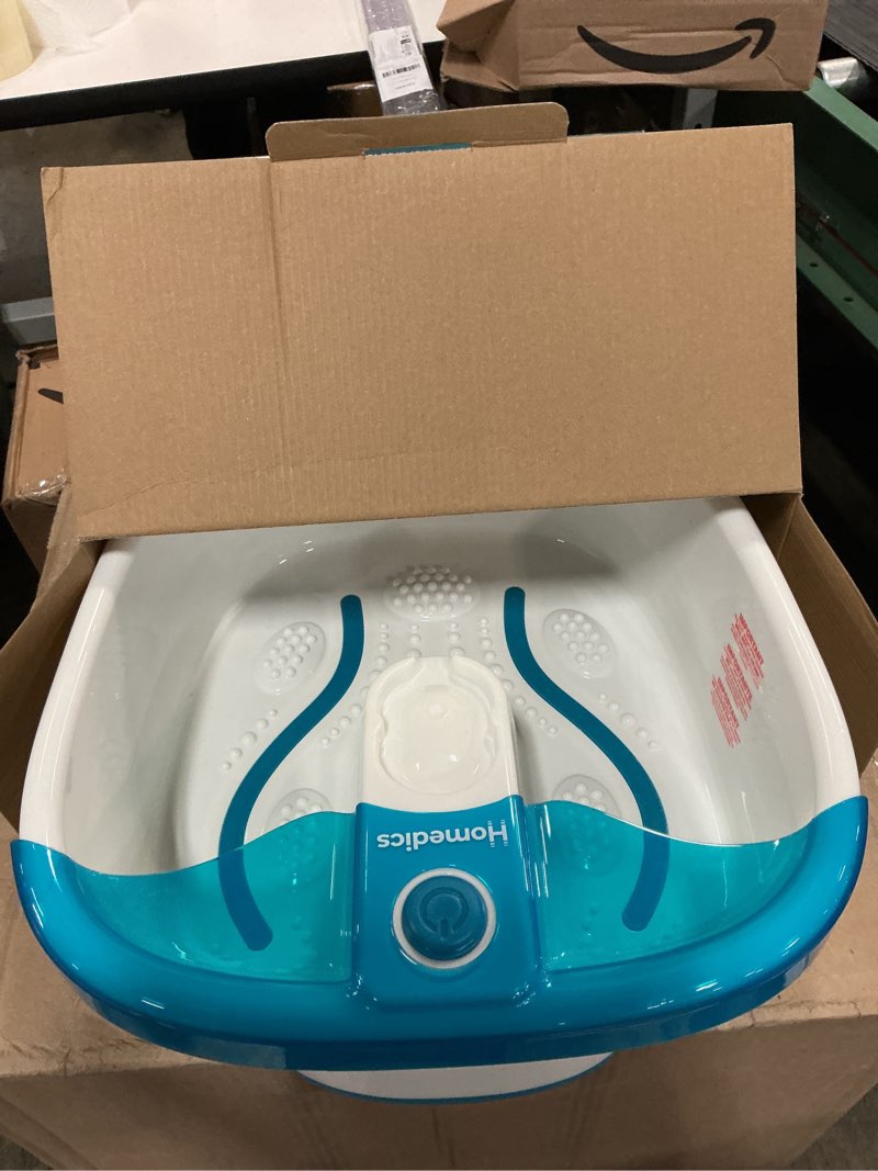 Condition photo showing Good Condition for HoMedics Bubble Mate Foot Spa, Toe Touch Controlled Foot Bath with Invigorating Bubbles and Splash Proof, Raised Massage nodes and Removable Pumice Stone