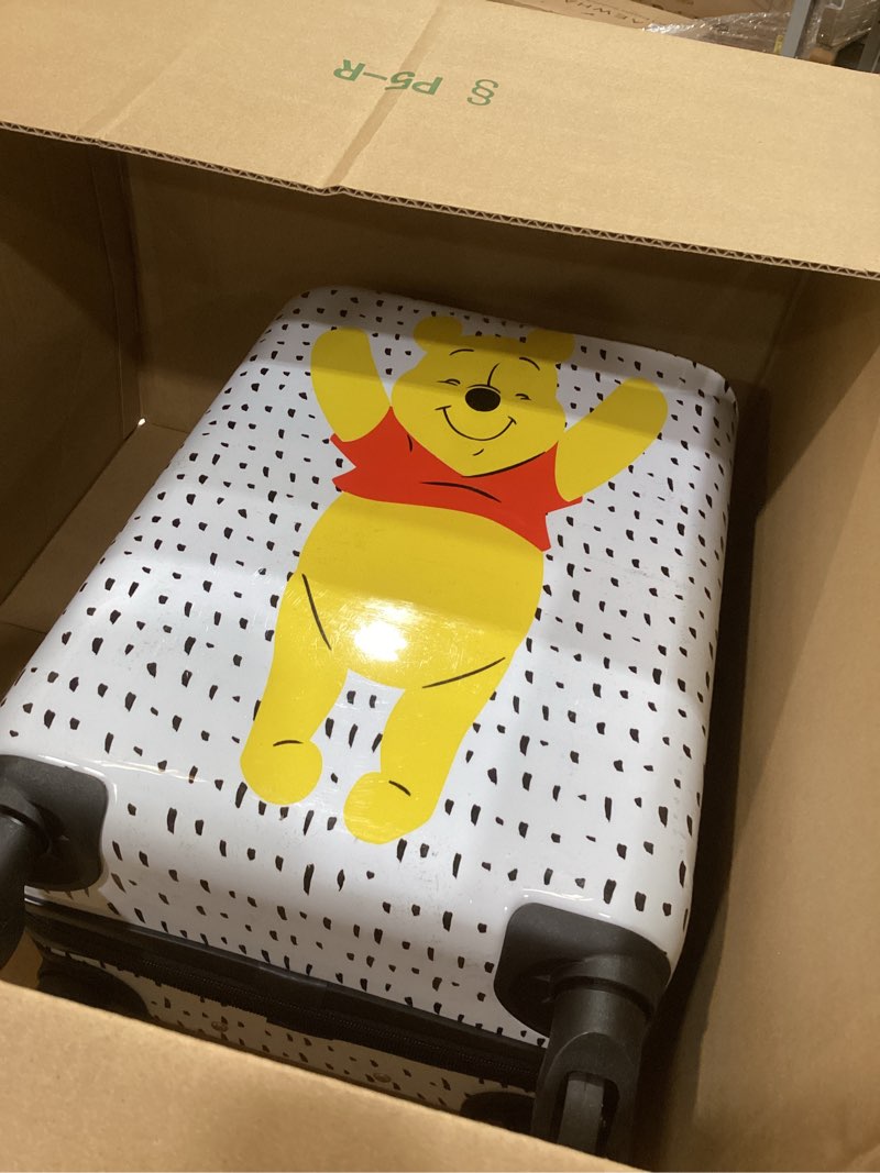 Condition photo showing Good Condition for Disney Winnie the Pooh 20" Hard-Sided Carry-On Luggage