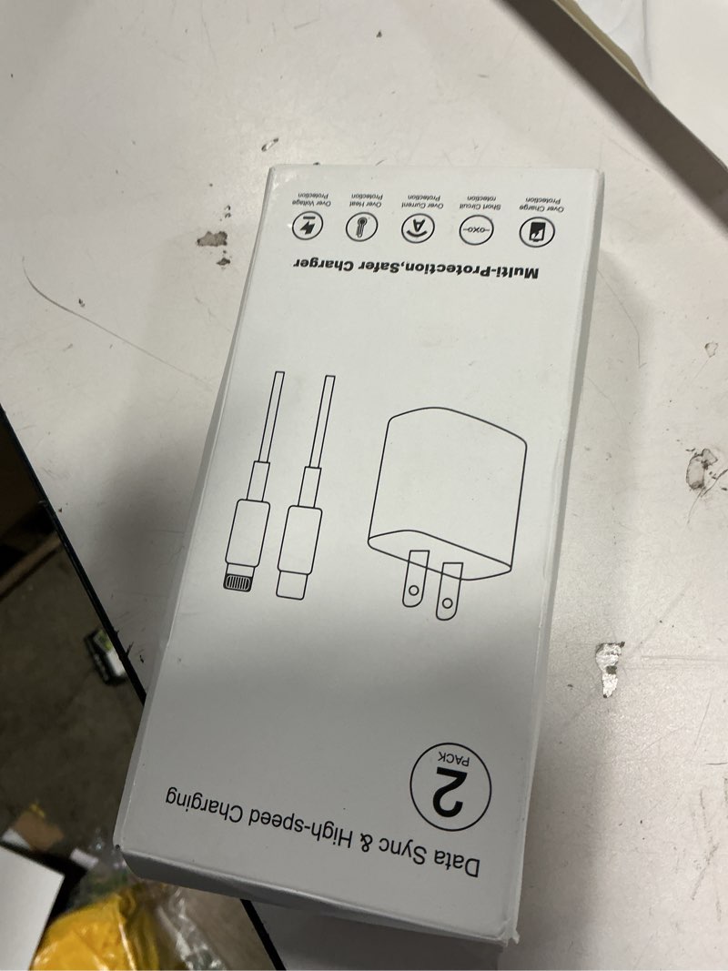 Condition photo showing New/Like New for iPhone Fast Charger,Extra Long iPhone Charger Fast Charging 10Foot 2Pack i Phone Chargers 10FT USB C to Lightning Cable Cord Adapter for iPhone 14 Pro Max/14 Plus/13 Mini/13/12/11/X/XR/SE/iPad/AirPods 10FT White 2