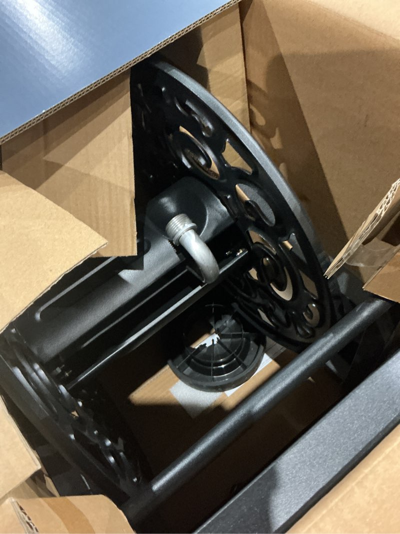 Condition photo showing As Is for (used)style selections steel 200-ft cart hose reel