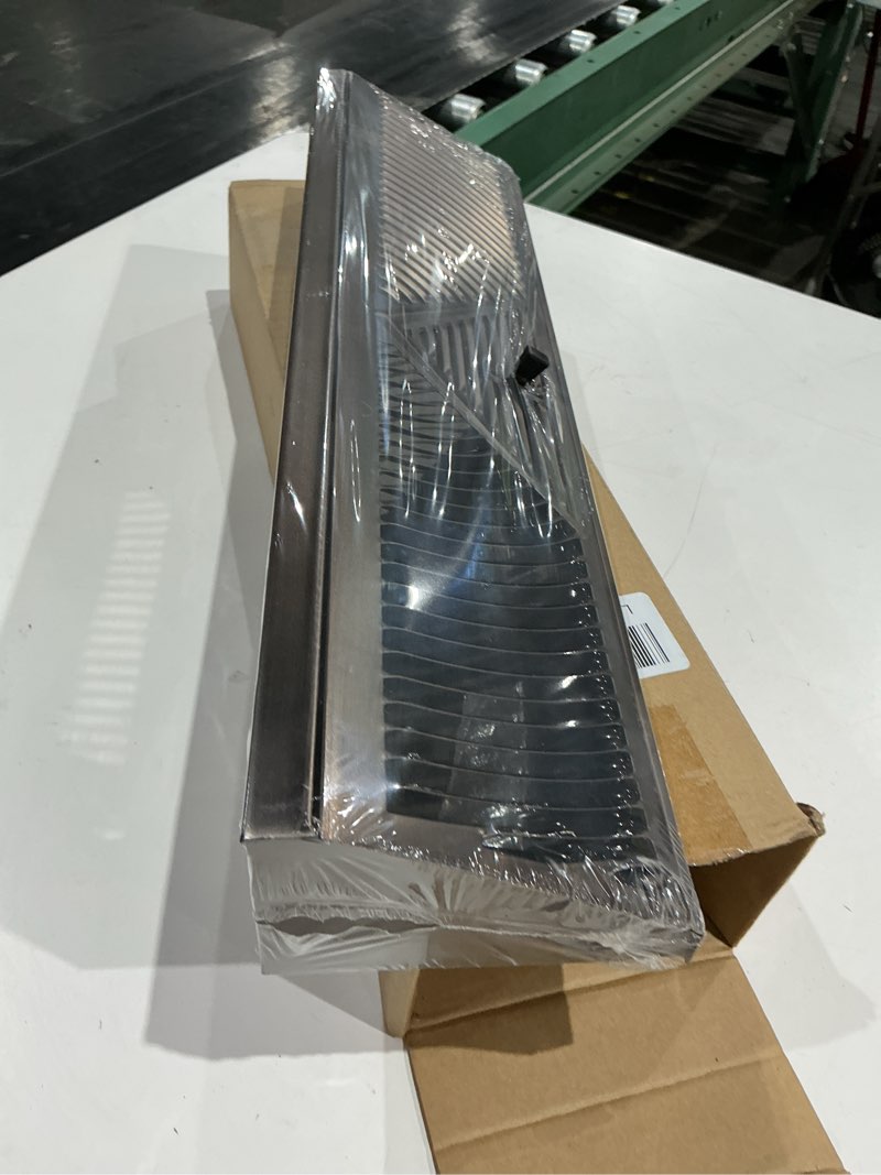 Condition photo showing New/Like New for yaocom baseboard register vent covers, cold rolled steel vent covers for home floor wall floor baseboard diffuser, easy install rust prevention, oil rubbed bronze(1 pack,18 inch) 18 inch bronze 1