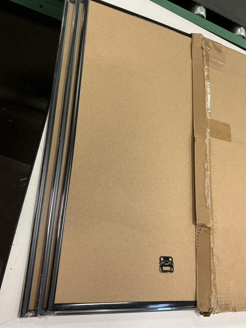 Condition photo showing Good Condition for upsimples 24x36 Poster Frame Black 3 Pack, Scratch-Proof Picture Frames 24 x 36 for Photo Gallery - Slide-In Strips, Horizontal or Vertical Wall Mounting Black 24x36