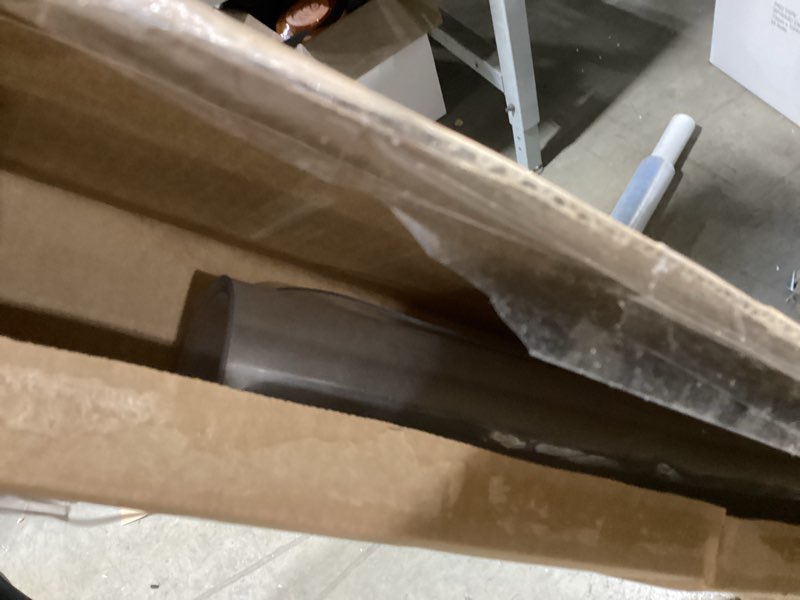 Condition photo showing As Is for yecaye office chair mat for hardwood floor, clear computer desk chair mat, pvc heavy duty floor protector for rolling chairs, can't be used on carpet (transparent, 48" x 48") 3-48" x 48" transparent