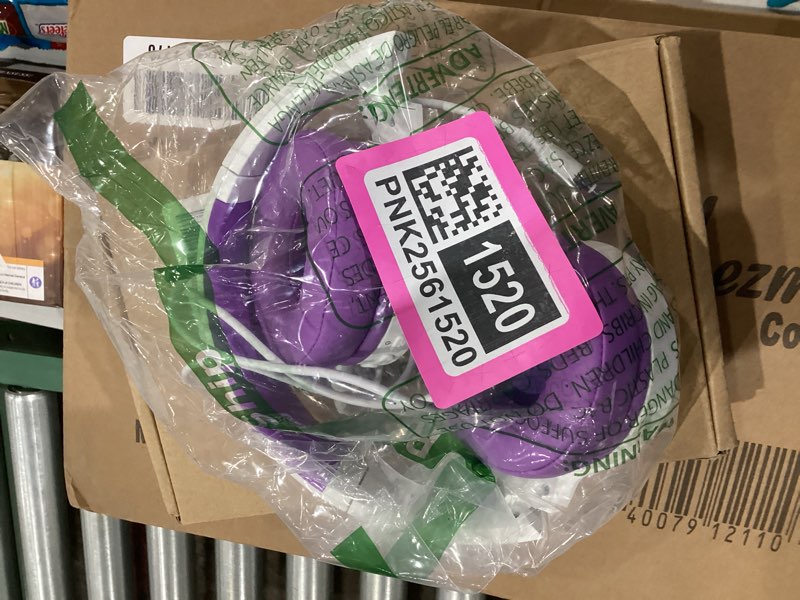 Condition photo showing Good Condition for Altec Lansing Kid Safe Noise Cancelling Wireless Headphones 15H Battery, 85dB Volume Limit, Foldable Design Powerful Sound, Active Noise Cancellation Perfect for Kids Ages 7+ Whiteout Purple