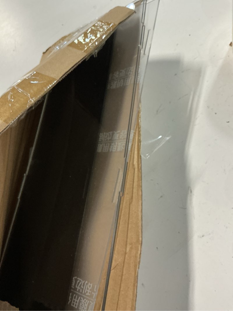 Condition photo showing Good Condition for meccanixity acrylic display case plastic box cube storage box clear small assemble dustproof showcase 16.1x4.3x6.1 inch for collectibles items
