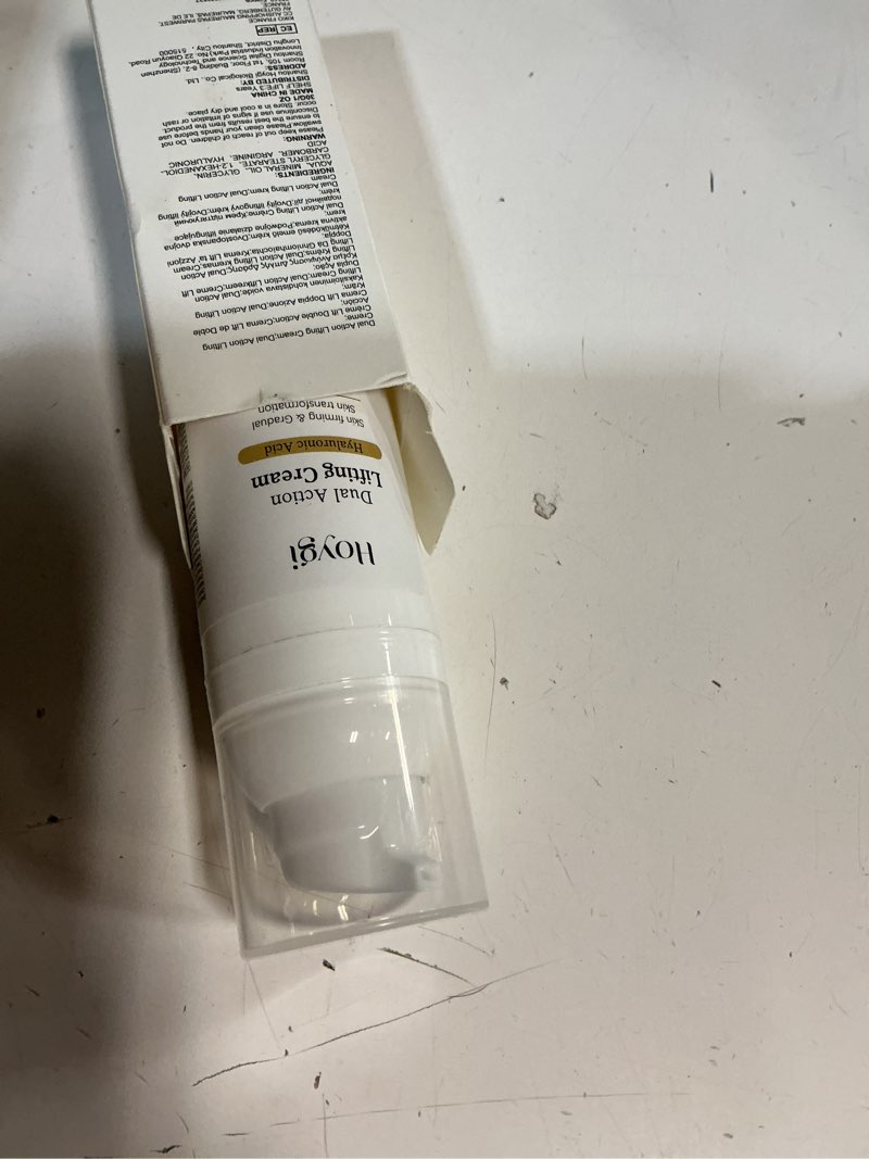 Condition photo showing Good Condition for okoa skin dual action lifting cream with peptides & hyaluronic acid, firming & hydrating face moisturizer, smooth skin, lightweight non-greasy anti-wrinkle cream for all skin types