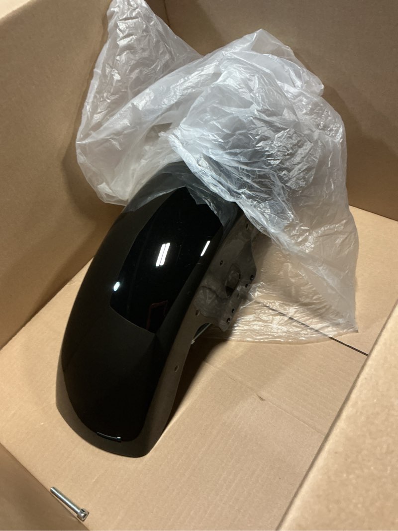 Condition photo showing Good Condition for 19" front fender motorcycle mudguard for harley touring cvo electra glide road glide road king street glide 2014-2023 painted black, metal