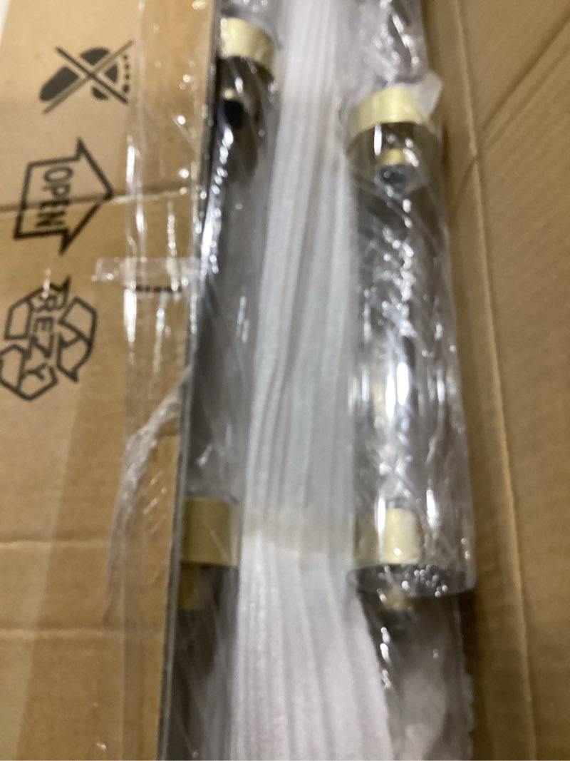 Condition photo showing Good Condition for haliwu 10 pack gold cabinet handles, brushed brass pulls kitchen barrel champagne gold pull hardware, 3 inch hole to hole center 3-inch (76mm) hole spacing gold 10