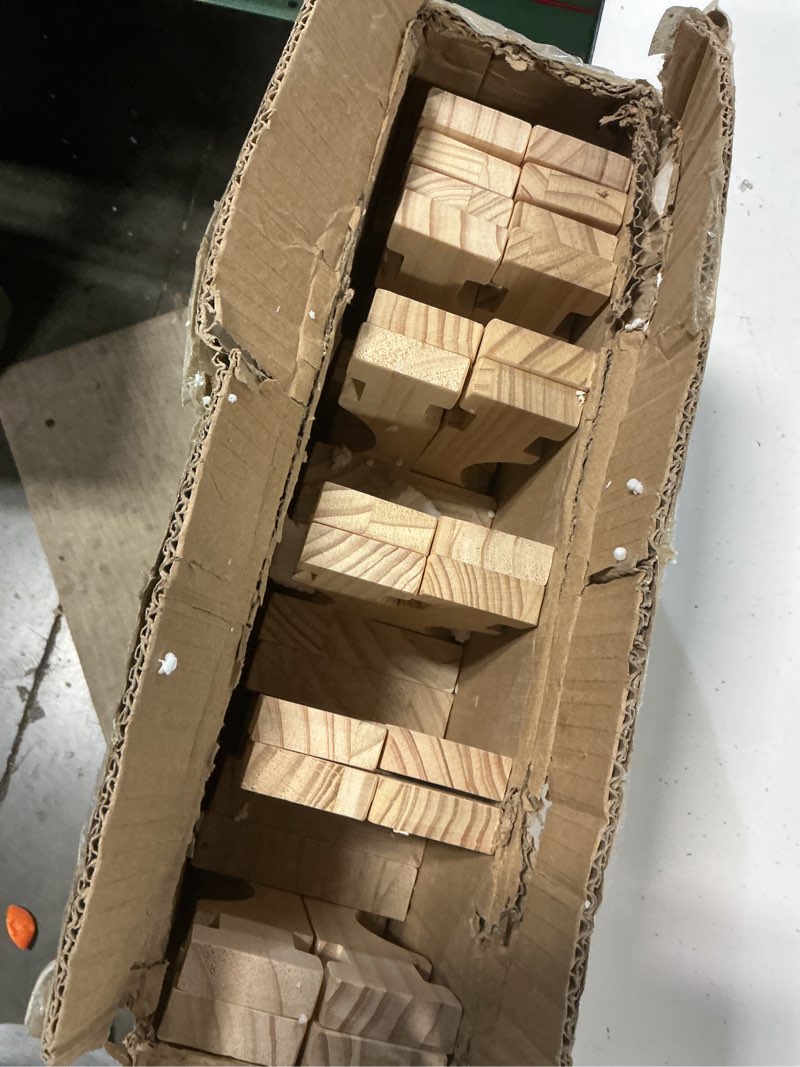 Condition photo showing Good Condition for wine rack cabinet freestanding for floor wooden stackable storage modular countertop wood wine holder (120bottle)