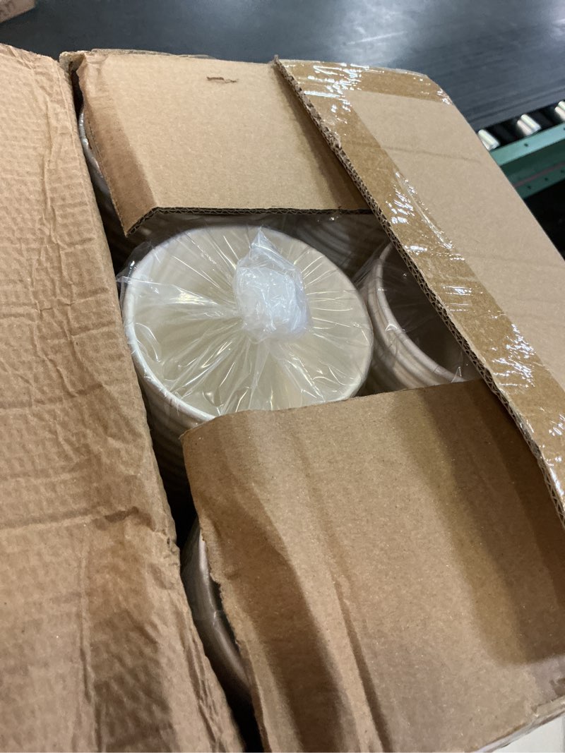 Condition photo showing New/Like New for vplus 240 pack compostable paper cups, 16 oz paper coffee cups, biodegradable disposable paper cups, eco-friendly hot drinking cups for party, picnic,and events green paper cups
