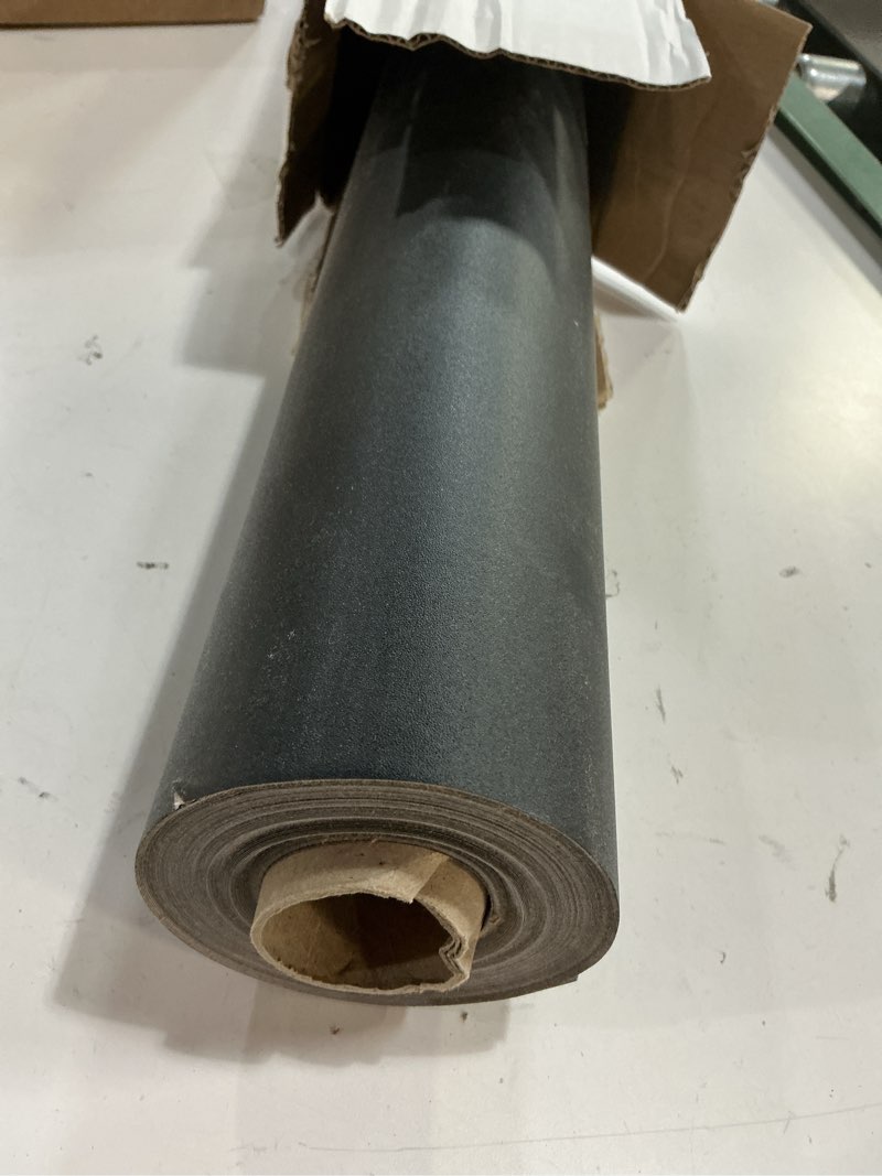 Condition photo showing Good Condition for FUKU MON 24"x786" Black Wallpaper Peel and Stick Black Contact Paper Matte Solid Textured Self Adhesive Removable Thick Vinyl Film Roll for Cabinets Bedroom Wall Decoration Black 24" x 786"