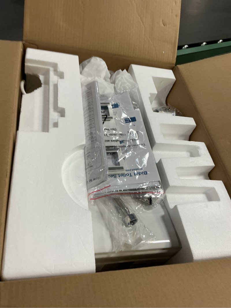 Condition photo showing Good Condition for Electric Bidet Toilet Seat with Adjustable Heated Seat and Instant Warm Water, Elongated Bidet Attachment for Toilet with Wireless Remote Air Dryer, Feminine & Front Rear Wash, Self-Clean Nozzle