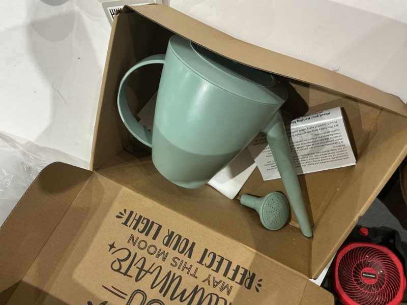Condition photo showing New/Like New for watering can for indoor and outdoor plants - long spout water can for garden, flower, house plants - 1.8l/1/2 gallon (green)