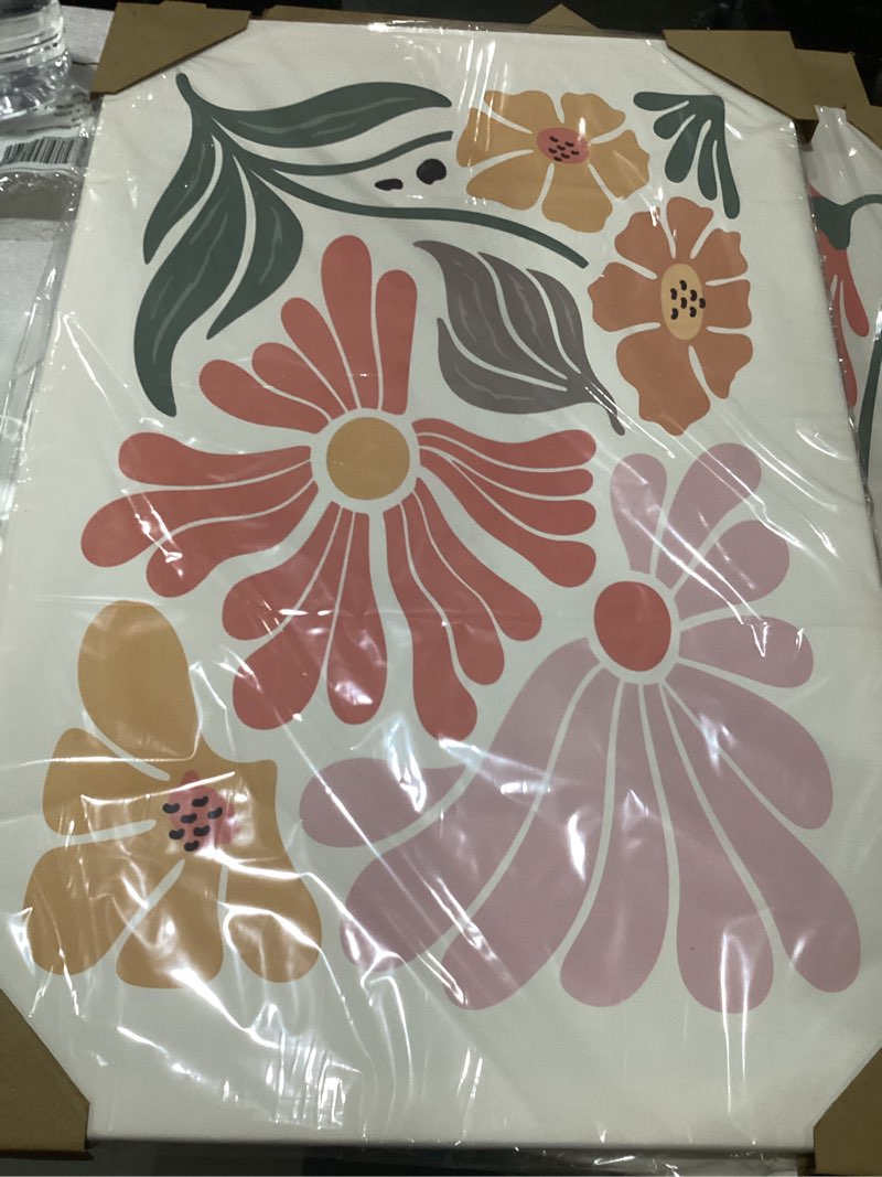 Tanmart Vintage Botanical Wall Art Decor Antique Floral Canvas Wall Art Neutral Flower Prints Poster Vintage Farmhouse Pictures Painting for Living Room Bedroom 16x24 Inch Wrapped Canvas Set of 3 16"x24" Wrapped Canvas Antique Floral Prints