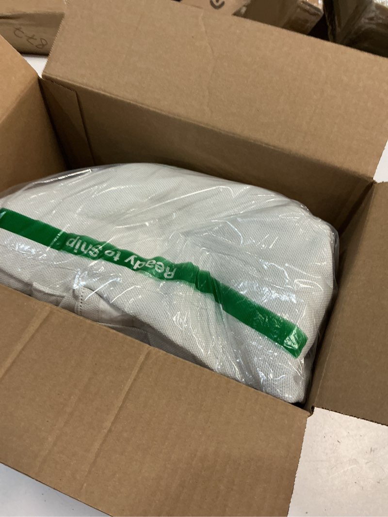 Condition photo showing Good Condition for hpd half price drapes - faux linen curtains for living room (1 panel) - 100w x 96l - extra wide textured room darkening curtains for bedroom 96 inches long - drapes for home decor, oyster oyster 100"w x 96"l (pack of 1)