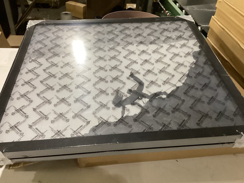 Condition photo showing New/Like New for ktkde 17x19 poster frame set of 3, wall gallery picture frames with wooden frame for horizontal or vertical wall mounting black 17x19-3pack