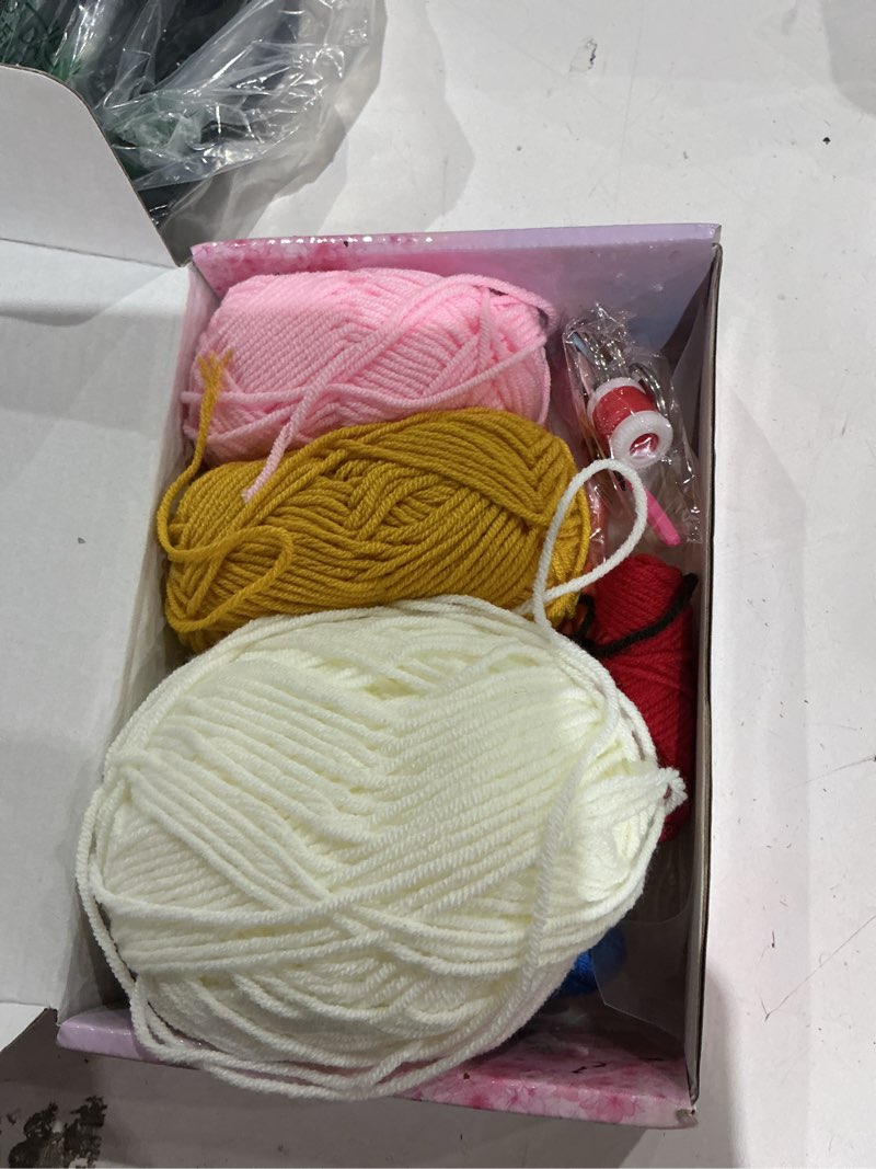 Condition photo showing Good Condition for xseino crochet kit for beginners - crochet start kit with step-by-step video tutorials - learn to crochet kits for adults - alpaca, hamster, chubby chicken crochet doll kit alpaca