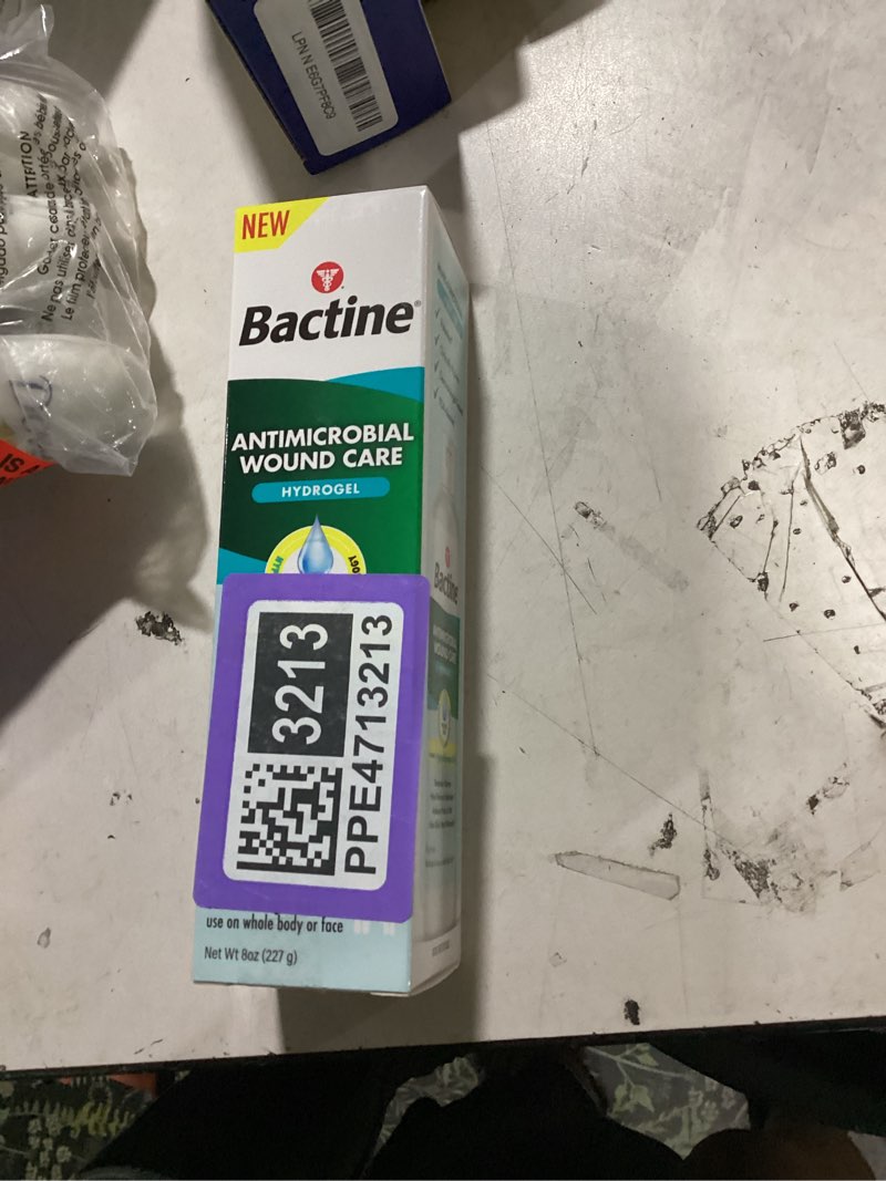 Condition photo showing New/Like New for bactine antimicrobial wound care hydrogel with hypochlorous acid 8 oz. – cleanses skin, accelerates healing*, prevents infection, sting-free, reduces pain & itch