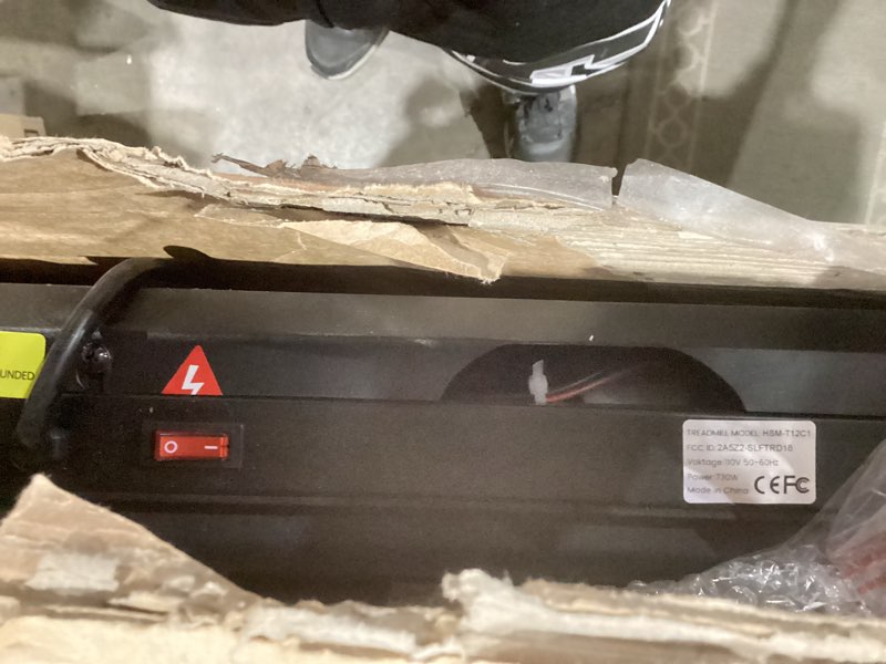 Condition photo showing As Is for Walking Pad Treadmill for Home - Under Desk Treadmills Mini Portable Walking Running Machine Slim Compact Motorized Electric Treadmill with Adjustable Speed Remote