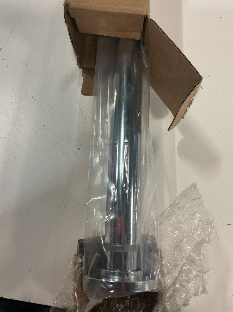 Condition photo showing New/Like New for ivilon tension curtain rod - spring tension rod for windows or shower, 24 to 36 inch. chrome 24" to 36" chrome