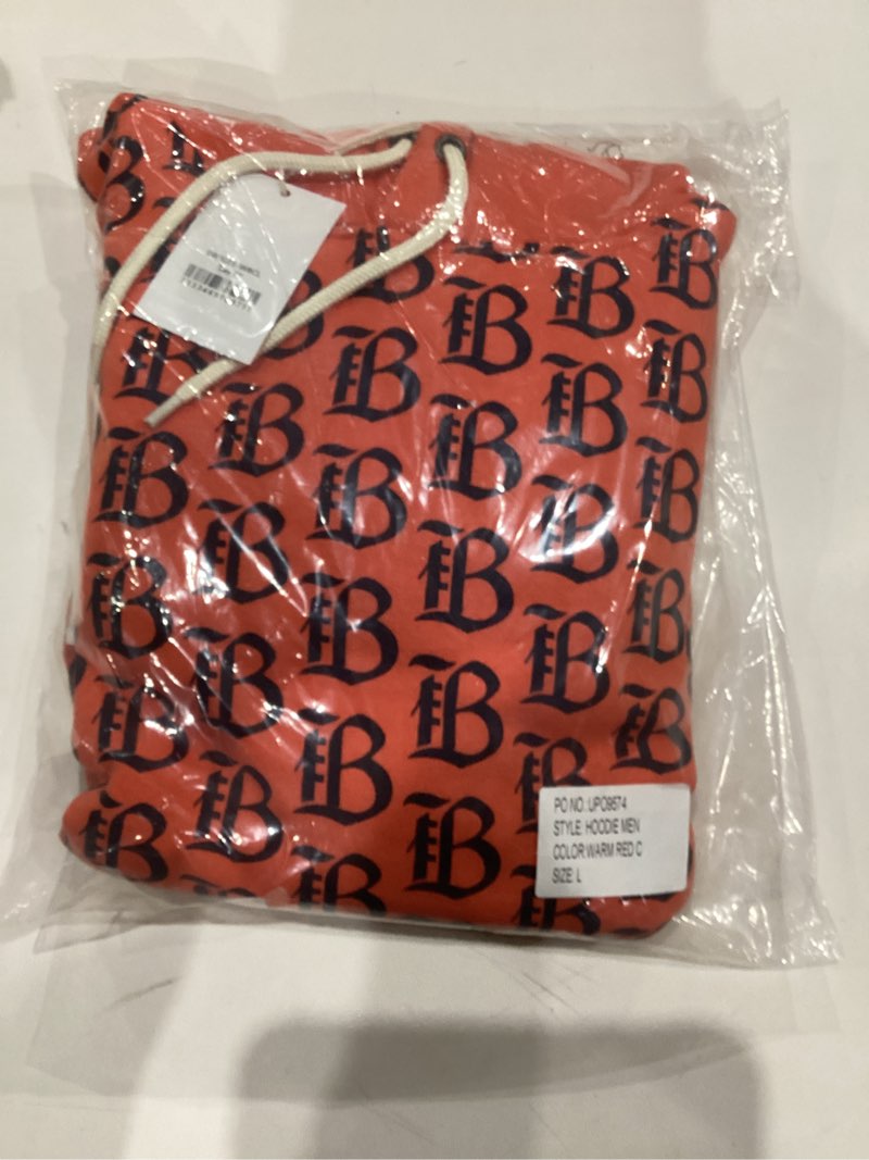 Condition photo showing As Is for Been There Premium Officially Licensed NWSL Classic Hoodie Bay FC Large Red