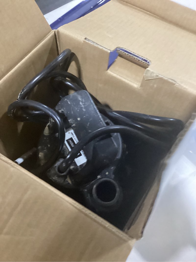 Condition photo showing As Is for Utilitech 0.167-HP Thermoplastic Submersible Utility Pump