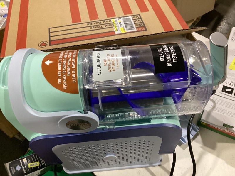 Condition photo showing Good Condition for ninja slushi 72-oz frozen drink machine with rapidchill technology, 3 presets, dishwasher safe, slushy maker, fs300bl blue