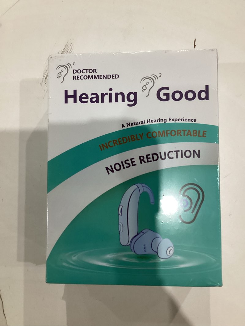 Condition photo showing item condition for Rechargeable Hearing Aids for Seniors – Discreet BTE Digital Hearing Amplifiers with AI Noise Reduction, 3 Listening Modes, 5 Volume Levels, Charging Case Included (Beige) Beige Hearing Aids