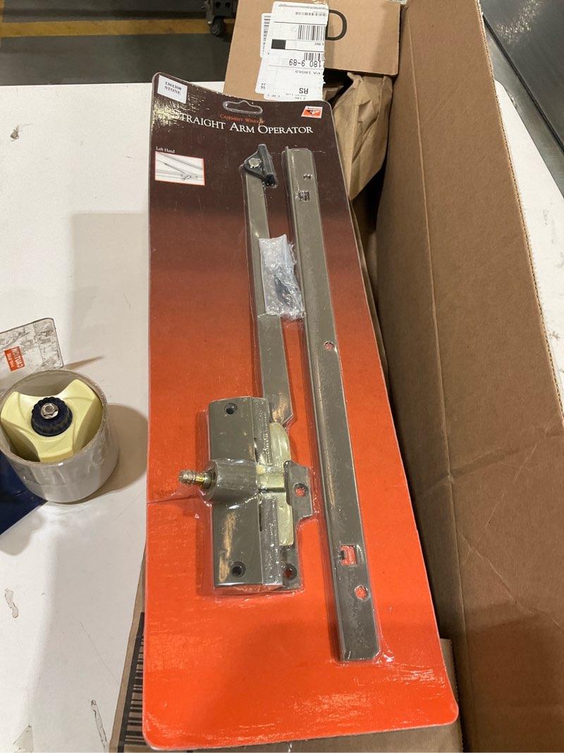 Condition photo showing Good Condition for andersen straight arm operator (left hand) 9-3/8" stone color