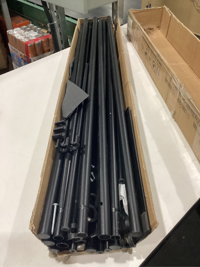 Condition photo showing As Is for MISSING HARDWARE VEVOR Room Divider, 4 Panel Room Dividers and Folding Privacy Screens, Fabric Partition Room Dividers for Office, Bedroom, Dining Room, Study, Freestanding, Grey