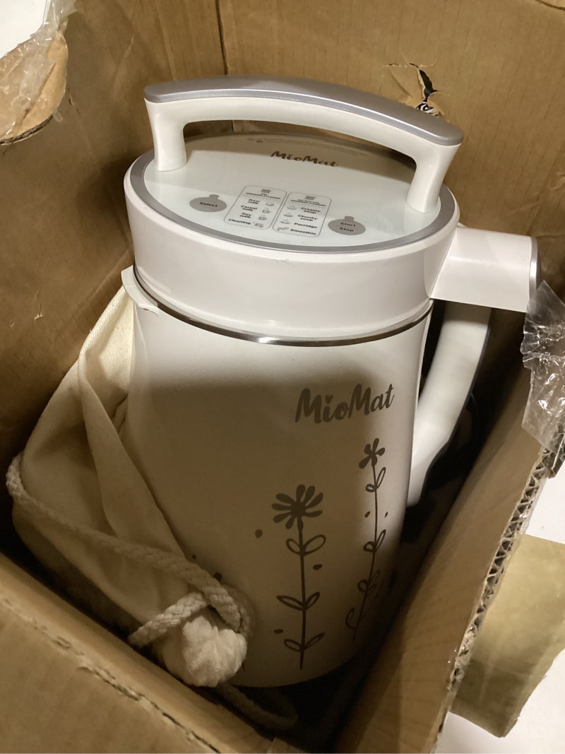 Condition photo showing Good Condition for miomat 8in1 plant based milk maker | make 40oz of natural almond milk, soy milk, oat milk, coconut milk, and more ... + soups, porridges, smoothies, purées... | automatically, at the touch of a button