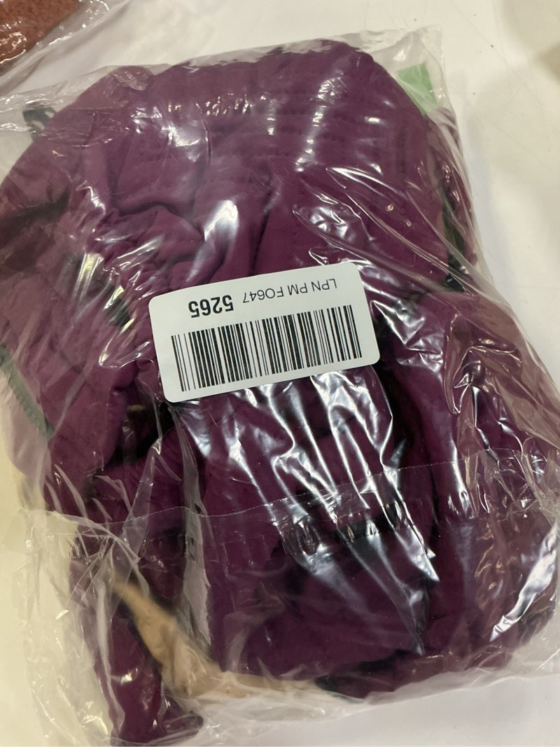 Condition photo showing Good Condition for Warm Double Layers Dog Vest - 4 Legs Covered Windproof Waterproof Reflective Coat for Small Medium Large Dogs - Outdoor Skating Costume - Purple 3XL 3XL (back 22") Purple