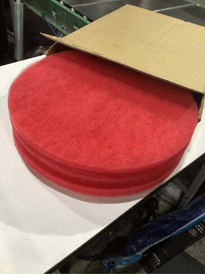 Condition photo showing Good Condition for genuine joe red buffing floor pad, 20" (pack of 5)