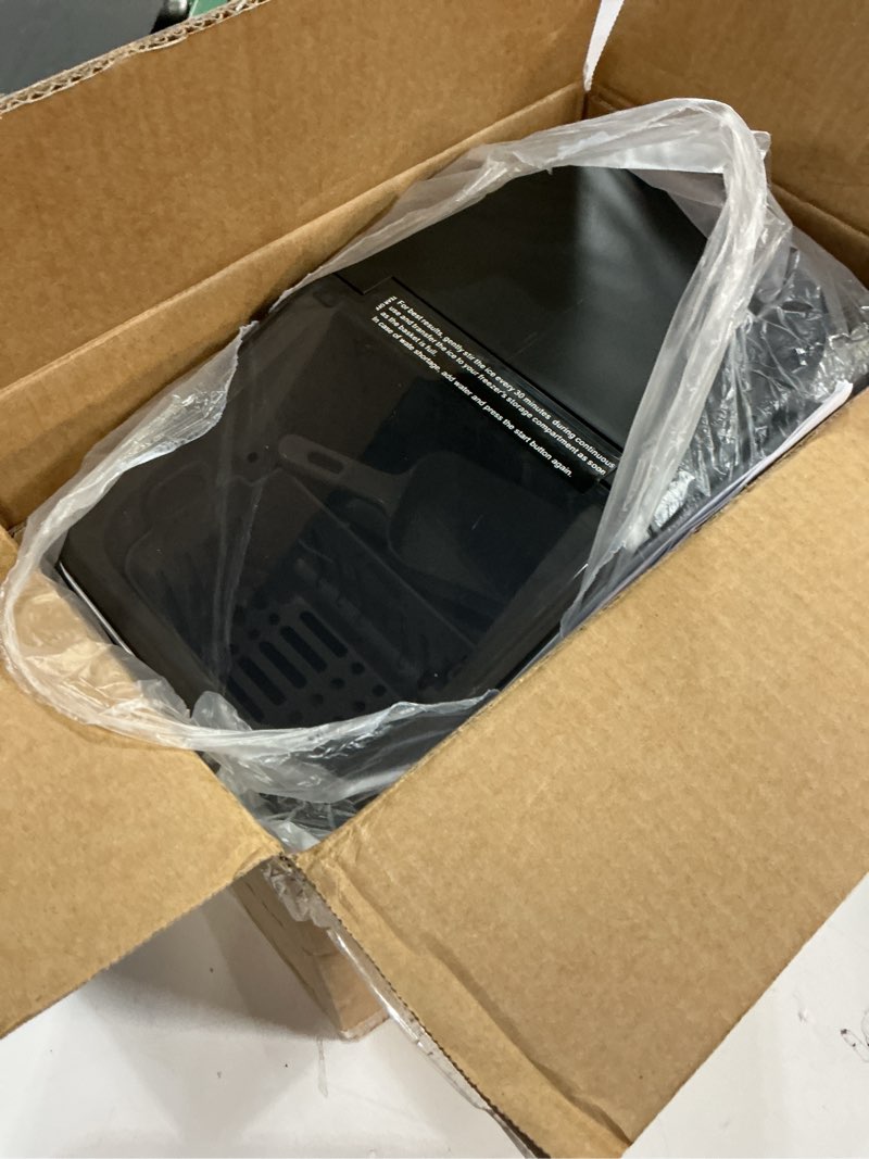 Condition photo showing Good Condition for aeitto ice maker countertop 26lbs/24h, ice machine 8 ice cubes ready in 6 mins, 2 sizes of bullet ice portable ice makers with basket & scoop, auto self-cleaning for home/kitchen/office stainless 26lbs stainless silver 1