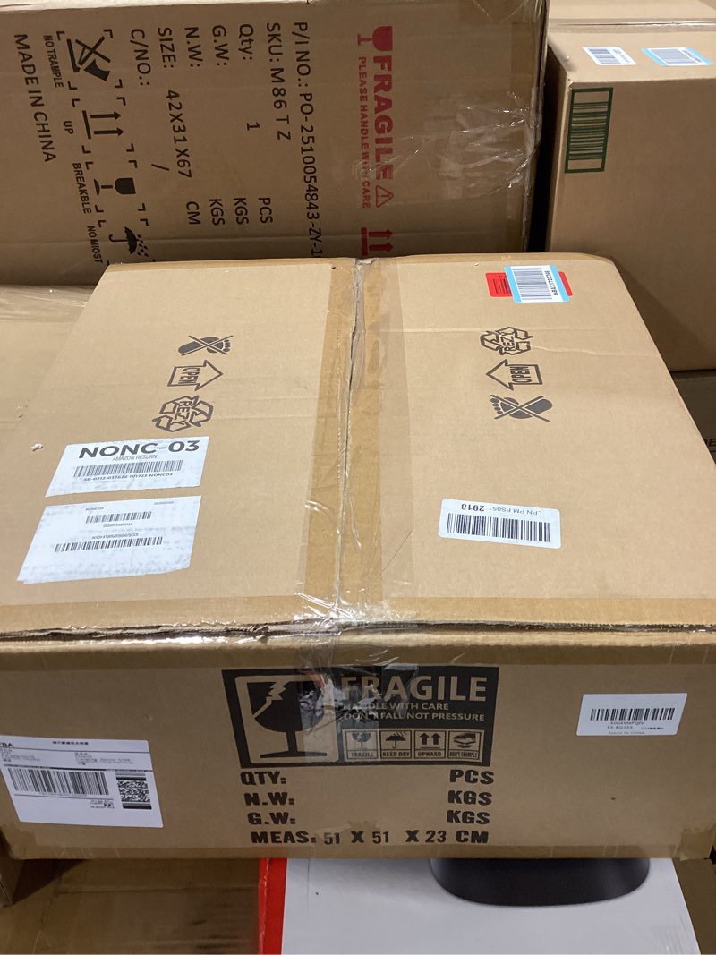 Condition photo showing New/Like New for 20" caged fandelier ceiling fans with lights, yellow mid century boho chandelier ceiling fan with light remote control with 6 speeds for bedroom, living room, nursery