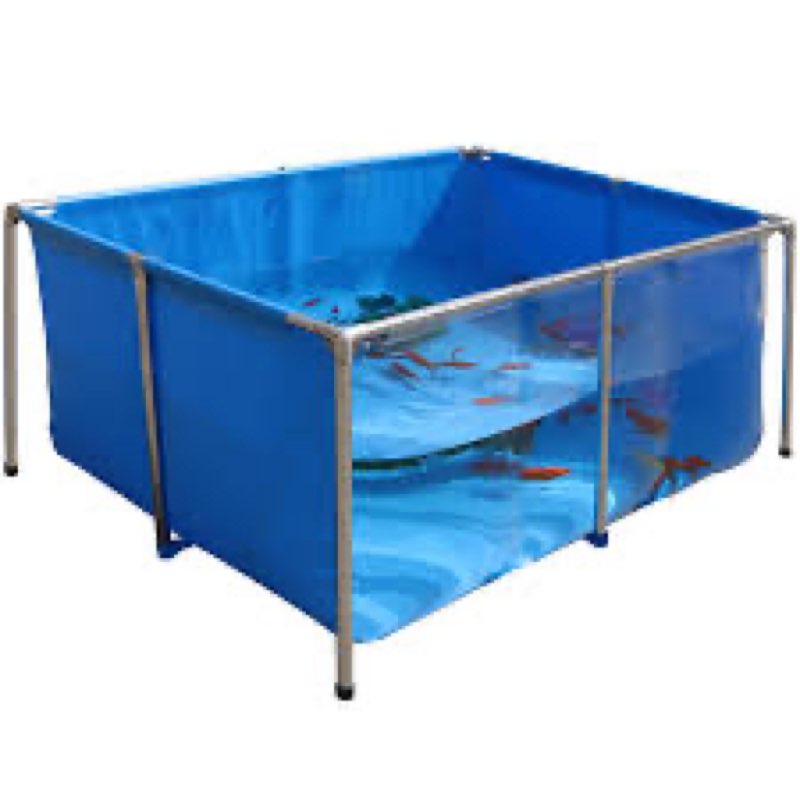 pvc koi aquarium tank, temporary fish tank with clear viewing panel, koi/goldfish pond with 304ss fr