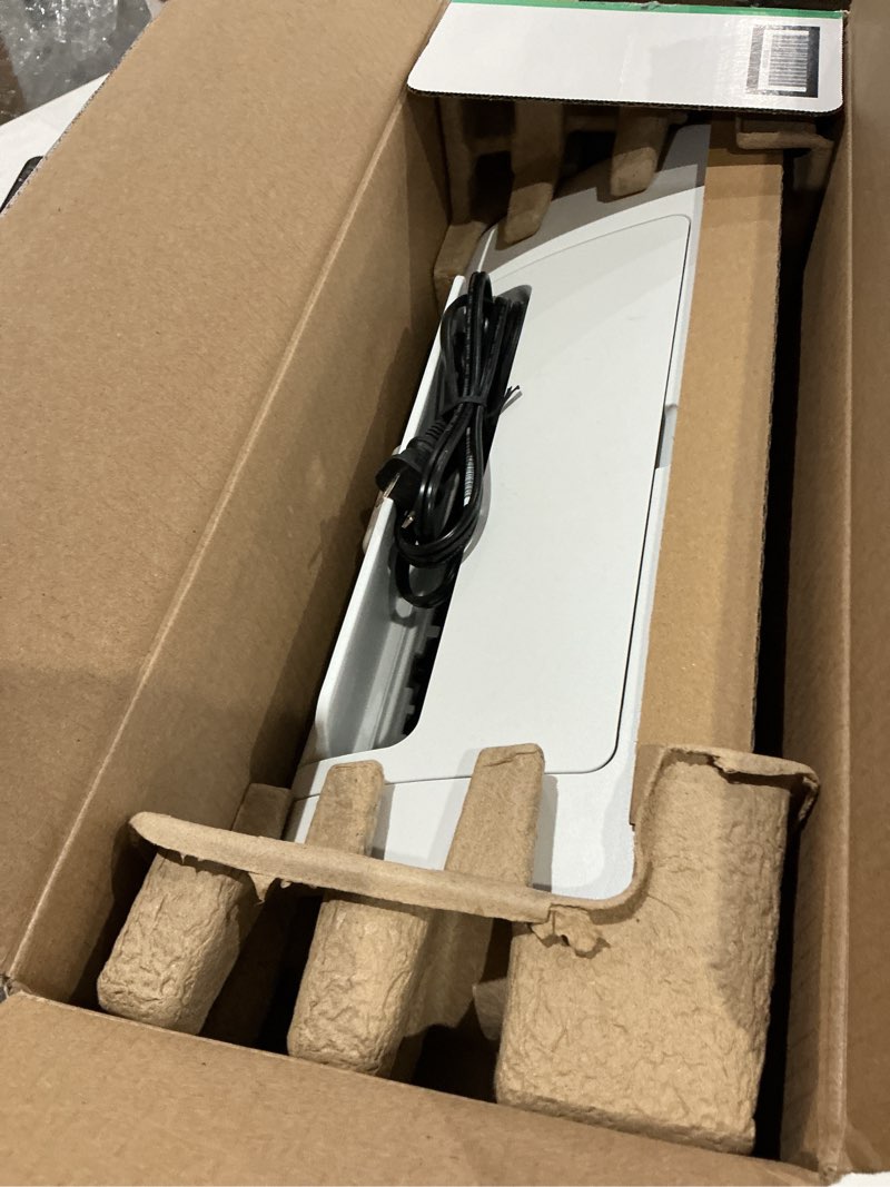 Condition photo showing As Is for hp deskjet 2855e wireless all-in-one color inkjet printer, scanner, copier, best-for-home, 3 month instant ink trial included. this printer is only 2.4 ghz capable. (588s5a)