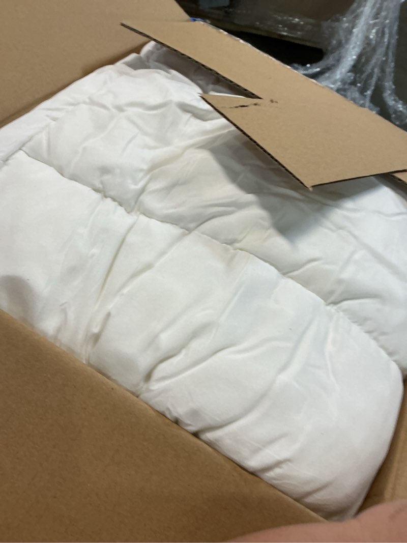 Condition photo showing As Is for memory foam mattress topper twin, cooling pillow top mattress pad with viscose derived from bamboo1