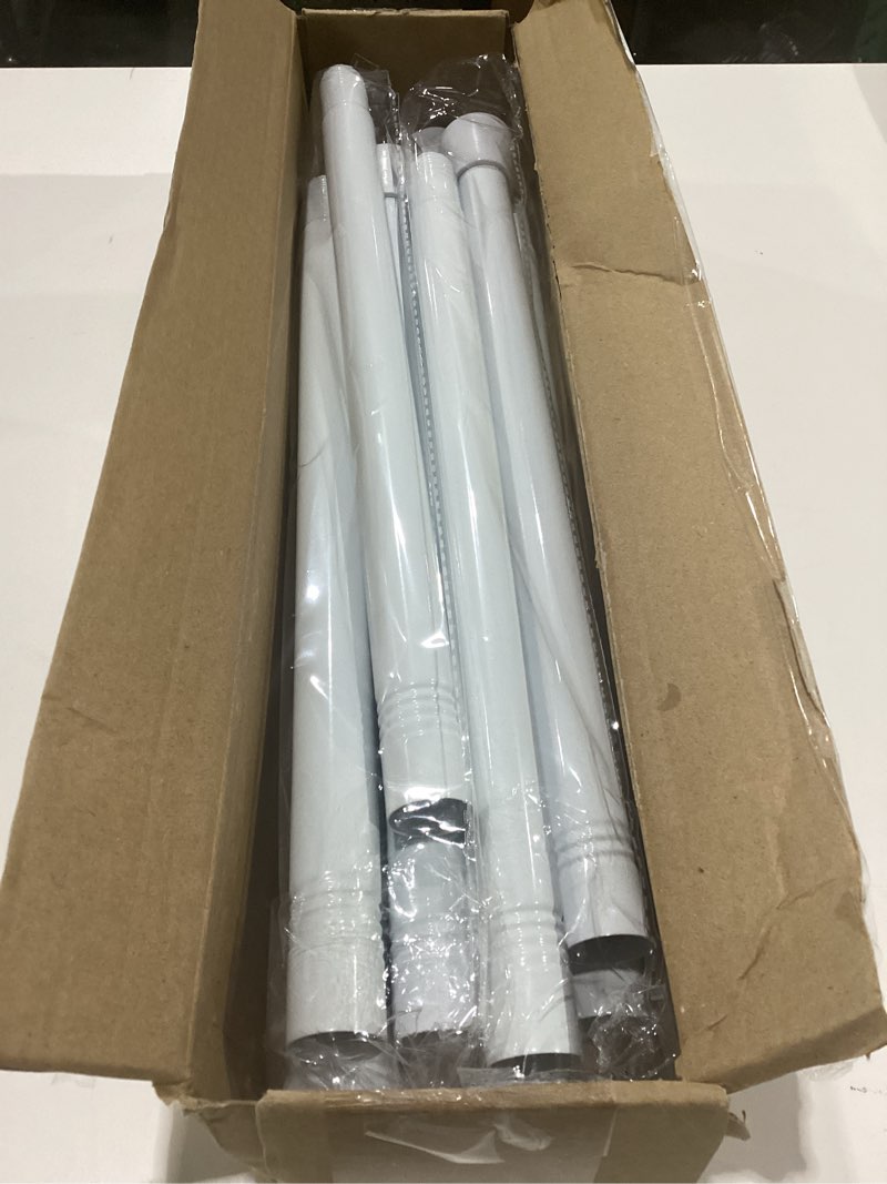 Condition photo showing New/Like New for aizesi 2 pack tension rods 30-64 inches, adjustable spring tension curtain rods, no drill no slip, 7/8" diameter for windows, doorway, bathroom, closet (white) white 30" to 64"-2pcs