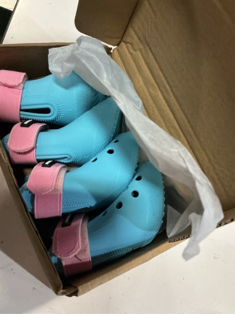 Condition photo showing Good Condition for dog shoes for hot pavement - comfortable paw protection for medium & large dogs, adjustable strap & non-slip, easy-clean, outdoor sports boots, dog booties for summer rain (coastal blue, l) coastal blue l