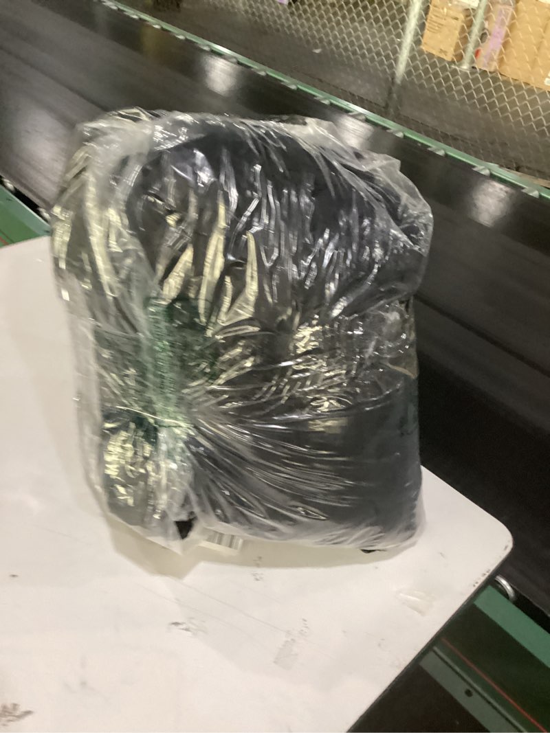 Condition photo showing As Is for 10ftx40ft Black Ceiling Curtain for Wedding Parties – 2 Panels Wrinkle-Free 40 FT Long Tent Draping 