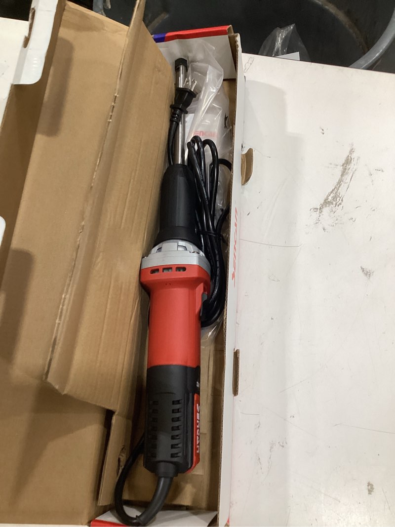 Condition photo showing Good Condition for 6" extra long extension electric die grinder, 1/4" variable speed corded power die grinder, heavy duty die grinder tool for metal grinding, polishing, deburring, welding repair, 10000-33000 rpm