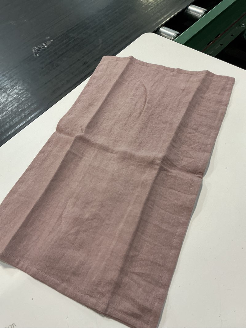 Condition photo showing Good Condition for european linen flange edge pillow cover 12”x20” 