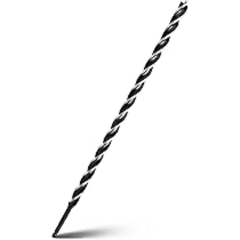 1" x 24" Auger Drill Bit for Wood, Hex Shank Tri Flute Ship Auger Long Drill Bit for Soft and Hard W