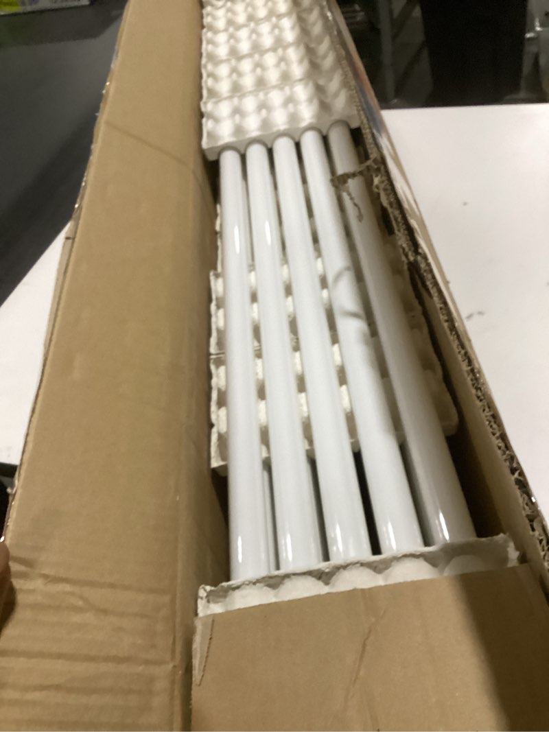 Condition photo showing New/Like New for 25 Pack F32T8/841 Fluorescent Tube 48 Inch, T8 Fluorescent Light Bulb 4 Foot 32 Watt 4100K Cool White 2600 Lumens G13 Base 25Pcs T8-32W 41000K