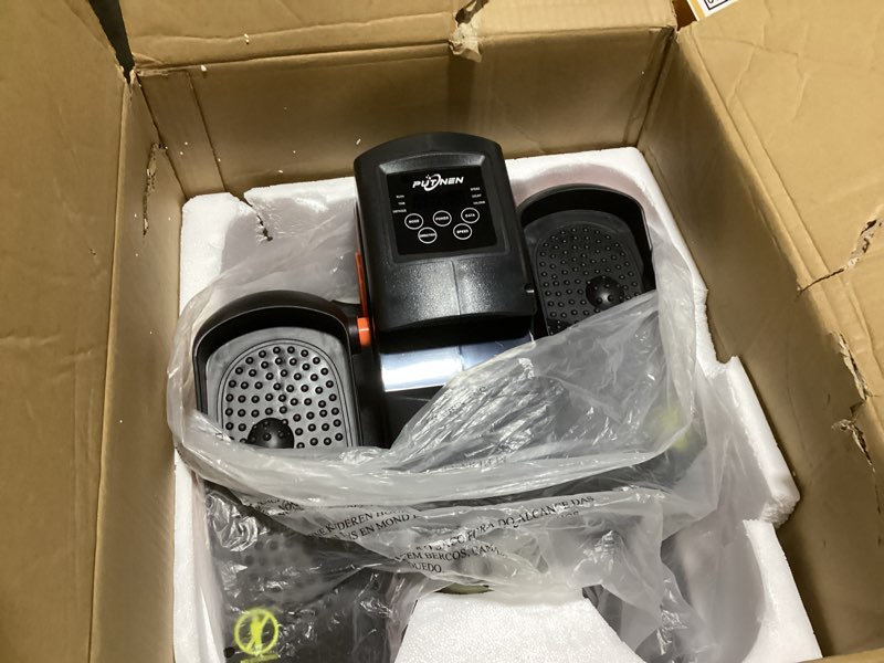 Condition photo showing Good Condition for Under Desk Elliptical Machine, Electric Elliptical Leg Exerciser for Seniors with 12 Adjustable, Portable Quiet Elliptical Exercise Machine, Seated Pedal Exerciser with Remote Control