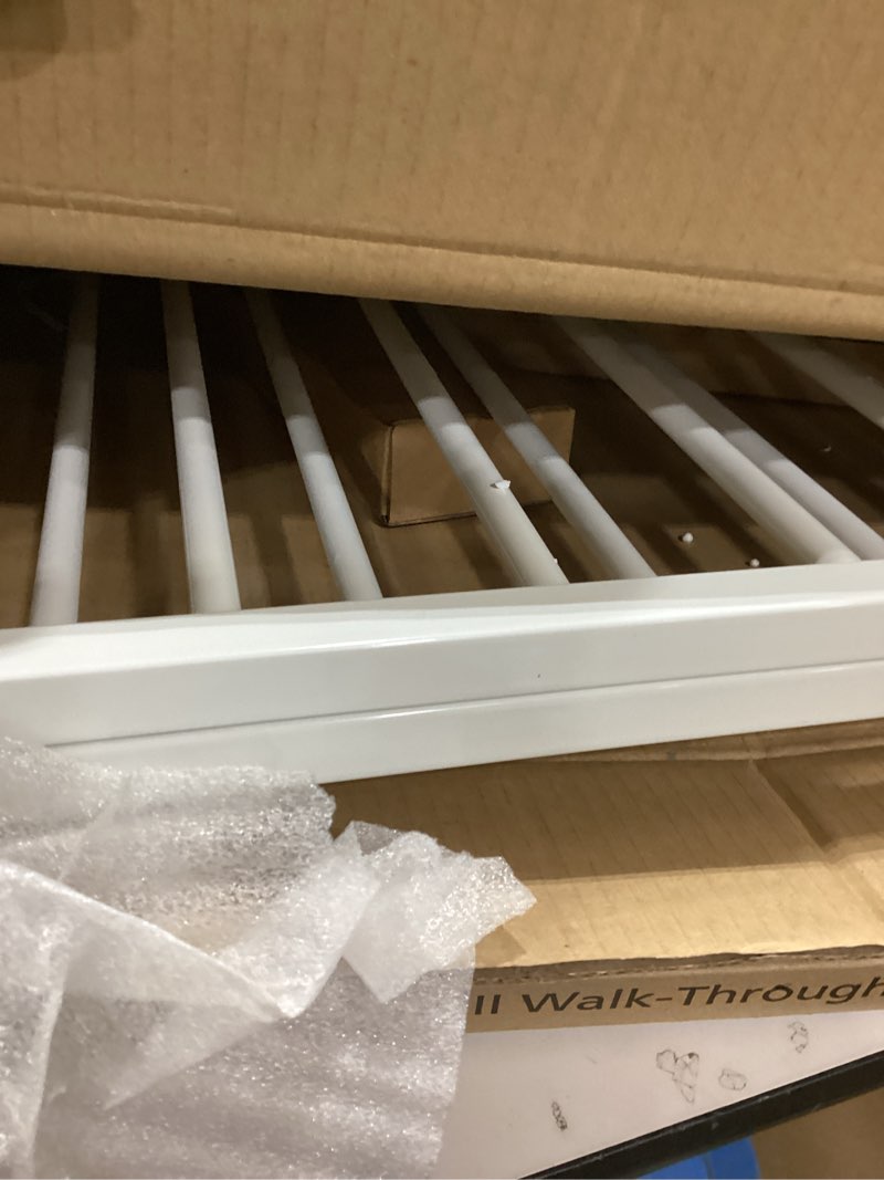 Condition photo showing Good Condition for Regalo Safety top of Stairway & Bottom Extra Wide Baby Gate, Includes Banister & Wall Mounting Kit, Babies, Toddlers & Pets, Ages 6–24 Months, Tested & Trusted, American Designed, Family Owned White 29-43"W x 30.5"H
