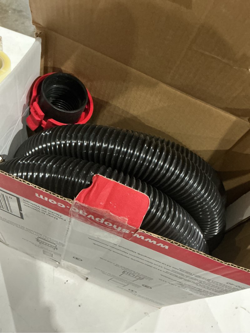 Condition photo showing As Is for shop-vac 8 ft x 1-7/8" universal hose, replacement hose compatible with rigid, dewalt, husky, craftsman, bauer, masterforce vacuum cleaners 8' x 1-7/8"